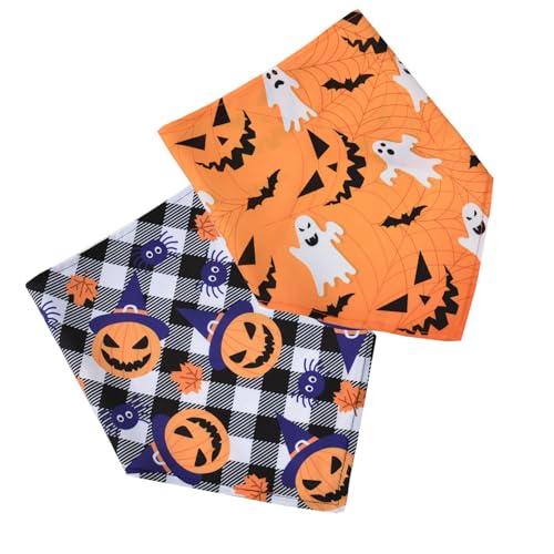 Qpets® Halloween Dog Bandanas Puppy Scar Qpets® Halloween Dog Bandanas Puppy Scar